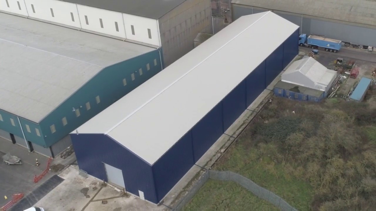 Losberger De Boer - Hybrid Steel Structure at ABP Ipswich
