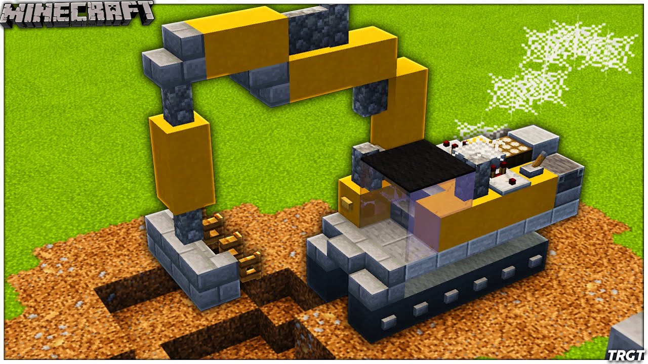 ✔ Minecraft: How to Build a Digger | 1.19 Construction Build Tutorial (Tips and Tricks)