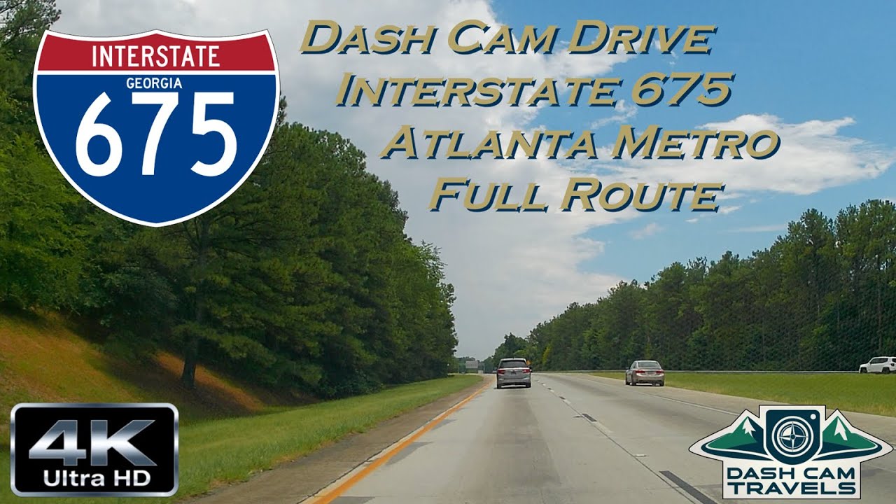 Dash Cam Drive - Interstate 675 in Georgia