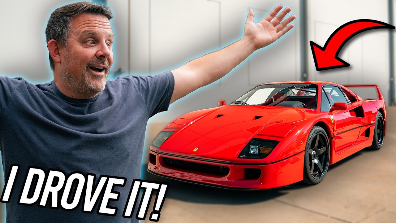 Энди Фризелла вручает мне ключи от F40... *ТУР ПО США, ДЕНЬ 6*