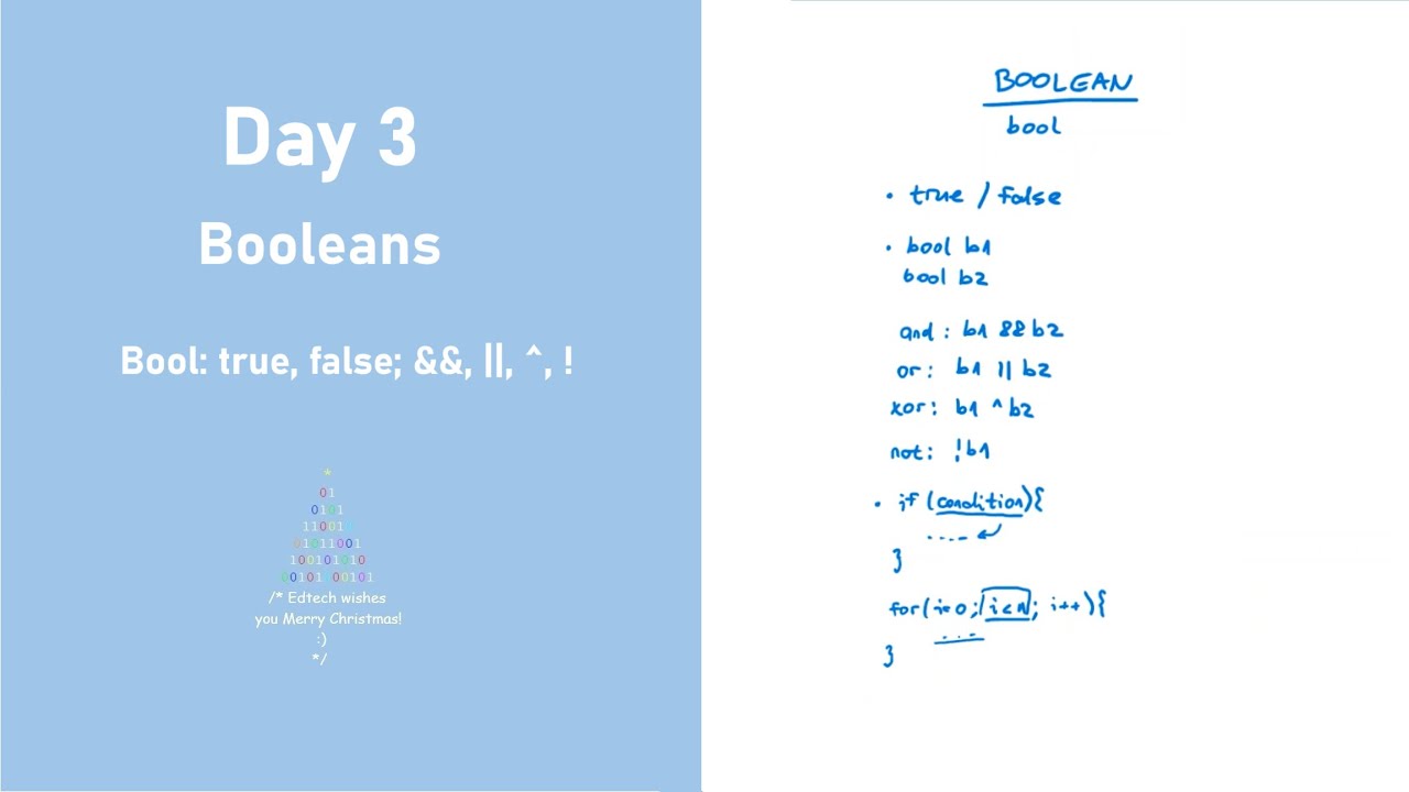 Booleans | CODEMAS 3