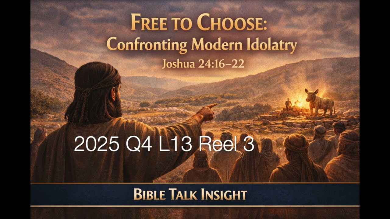 2025 Q4 L13 Reel 3 - The Freedom to Choose & Modern Idolatry (Josh. 