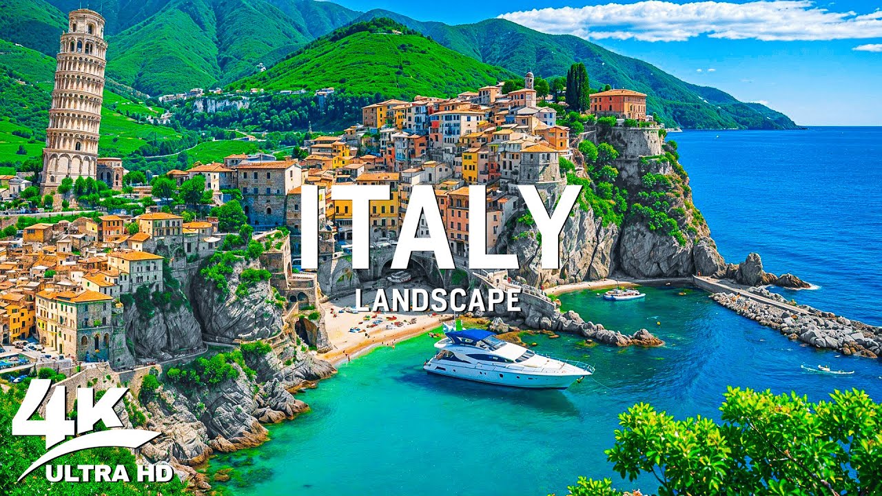 Italy, Europe 4K UHD – Explore Breathtaking Landscapes From North To South With Soothing Music