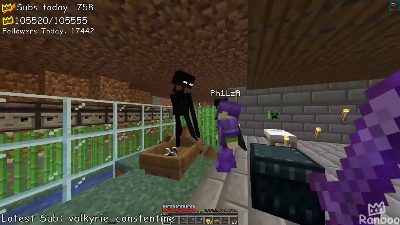Ed (Jr) the Enderman sings for Ph1lza