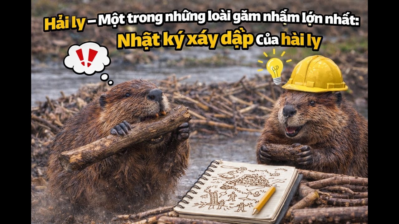 Hải ly – Một trong những loài gặm nhấm lớn nhất: Nhật ký xây đập của hải ly
