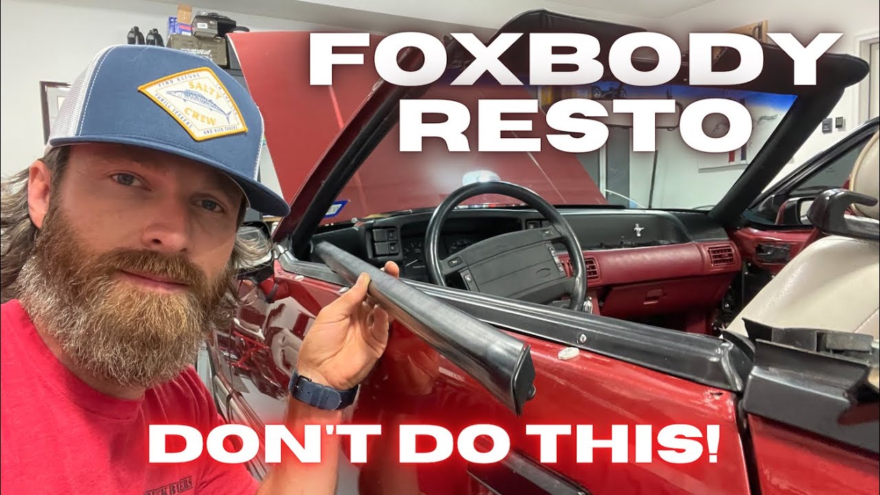 Как отремонтировать молдинг ремня безопасности двери вашего Foxbody Mustang — даже если предыдущи...