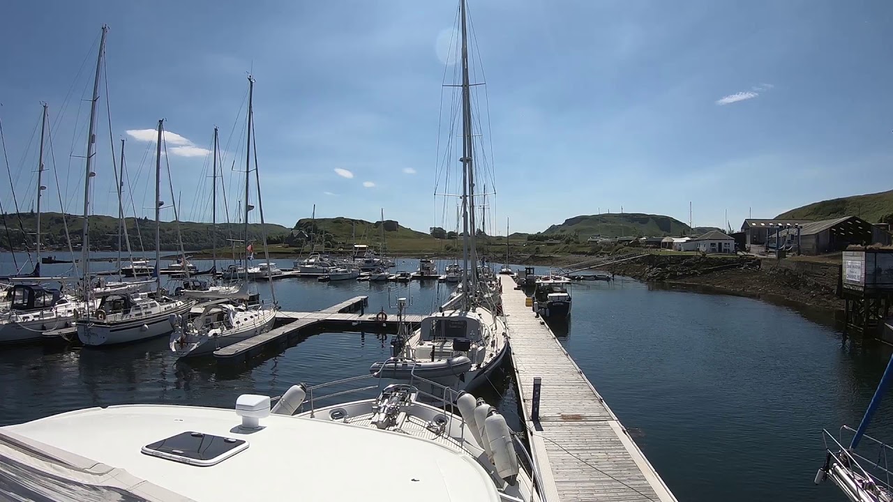 Approaching Oban Marina, Isle Of Kerrera.