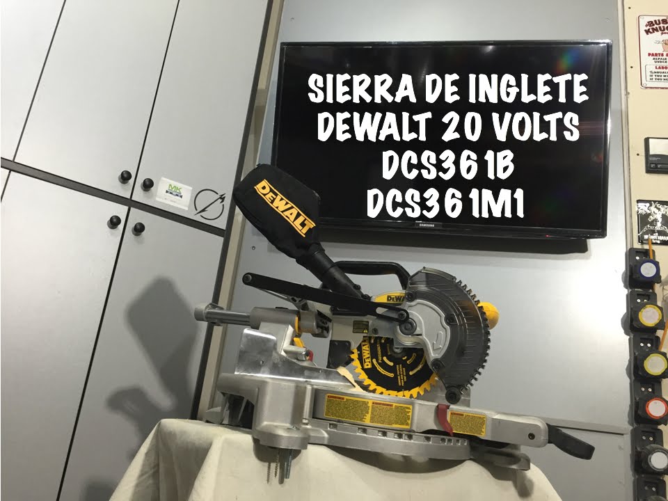 Sierra de Inglete de 20v DeWalt DCS361B ó DCS361M1