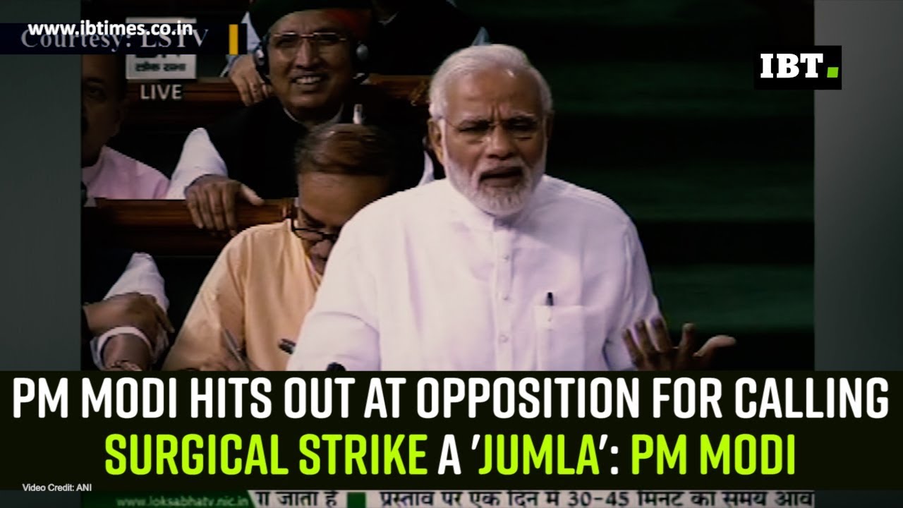 PM Modi hits out at opposition for calling surgical strike a 'jumla': PM Modi