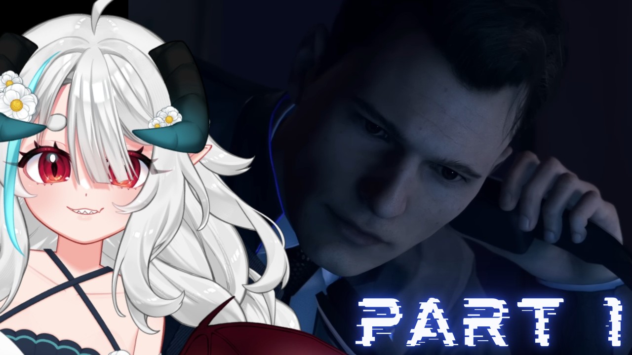 【 Detroit:Become Human 】PART 1 (˵ •⩊• ˵ ) ✧ Vtuber #nyeeeon #neonsten