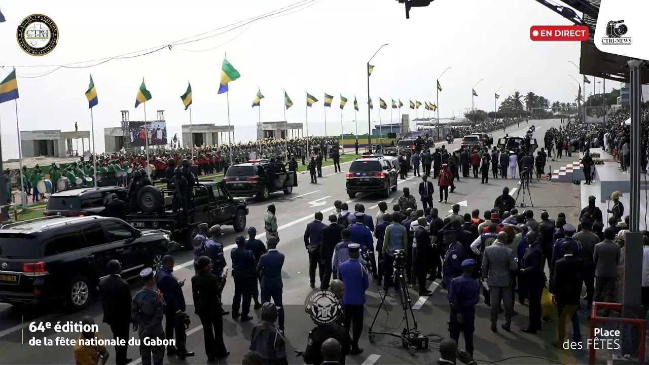 Gabon : le chef de l'État Brice Oligui Nguema prend part à la 64e édition de la fête nationale