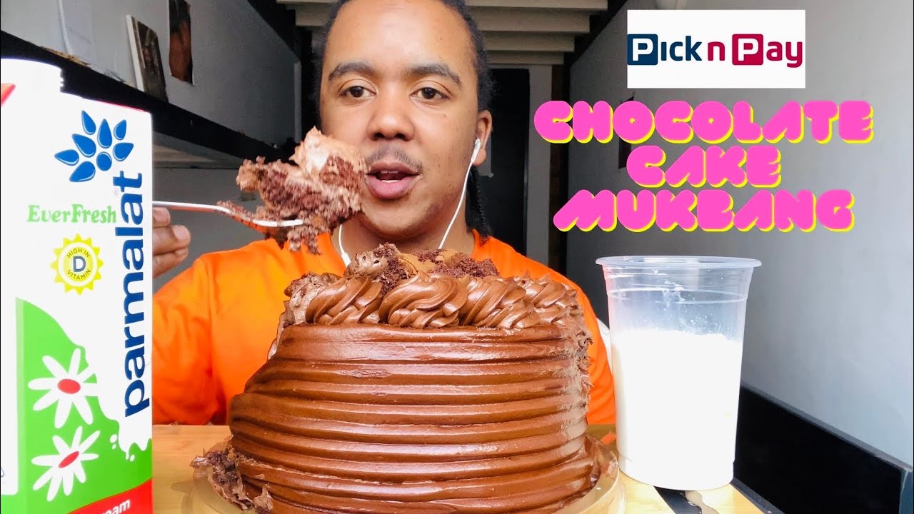 Chocolate Cake Mukbang 🍫🎂