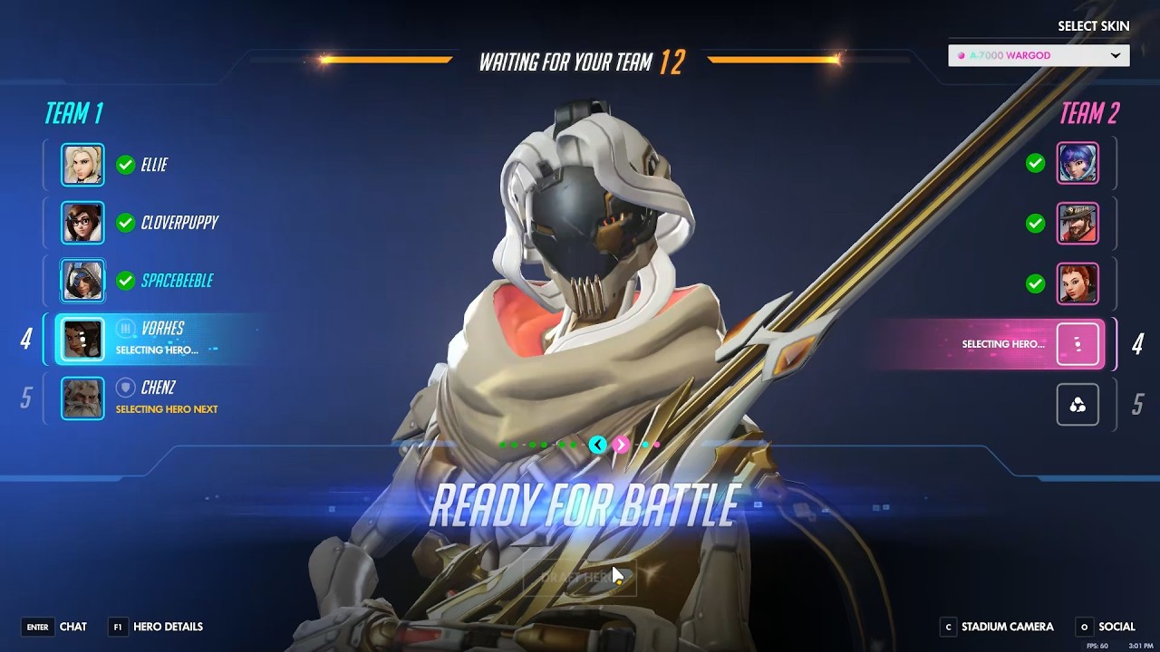 Overwatch - Ana Stadium Gameplay (No Commentary)