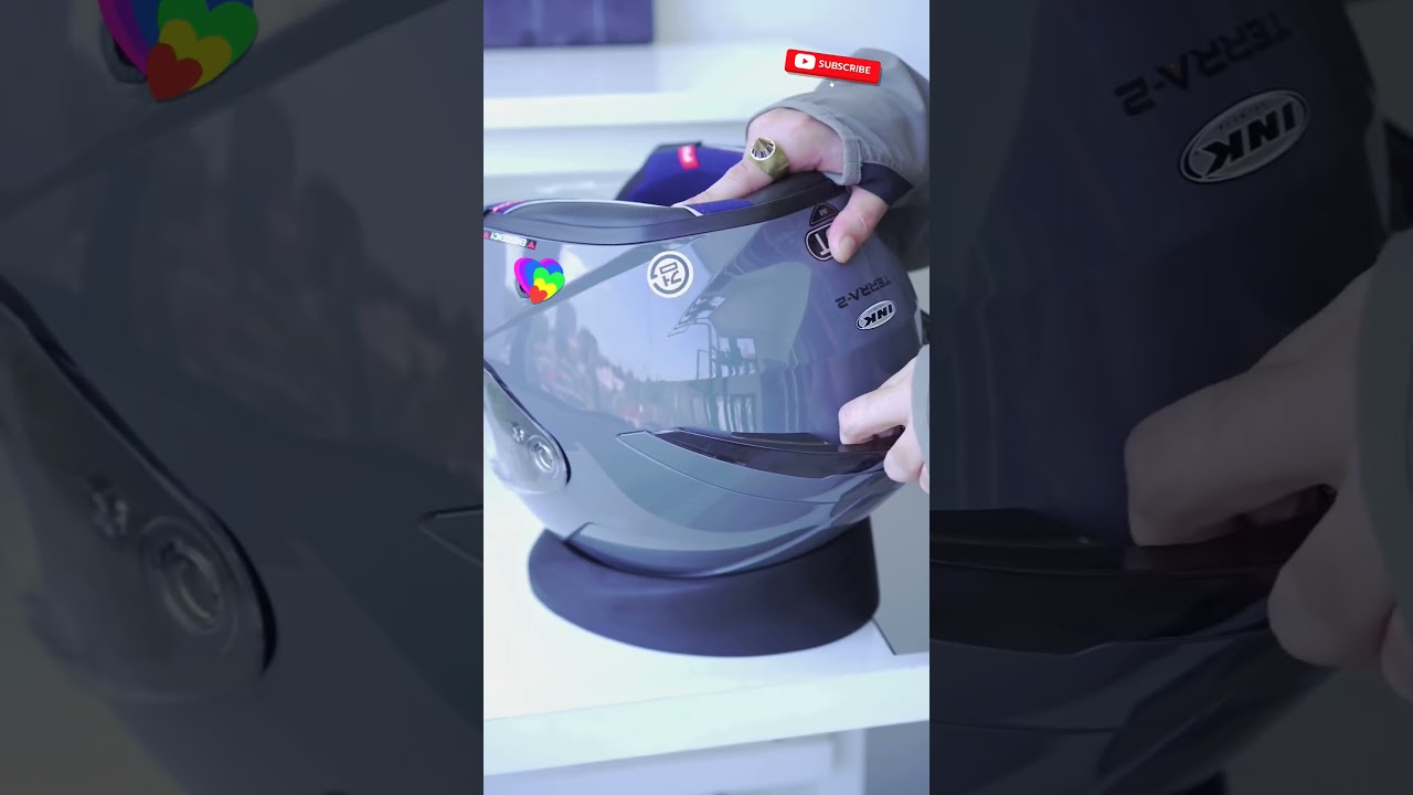 Unboxing Spoiler Helm INK TERRA 2 #automobile #shortsviral #shortvideo  #shortfeed #shorts #helm