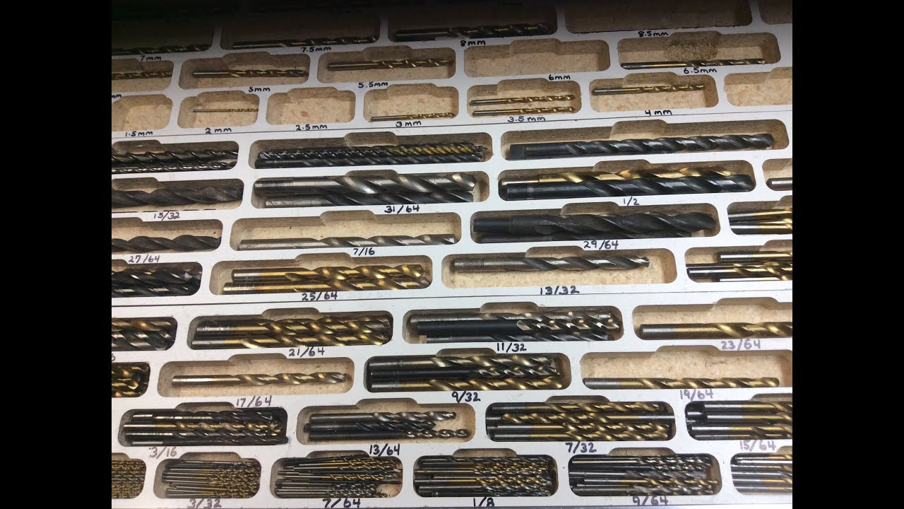 Easy to make and inexpensive Drill Bit Trays that fit in your tool box.