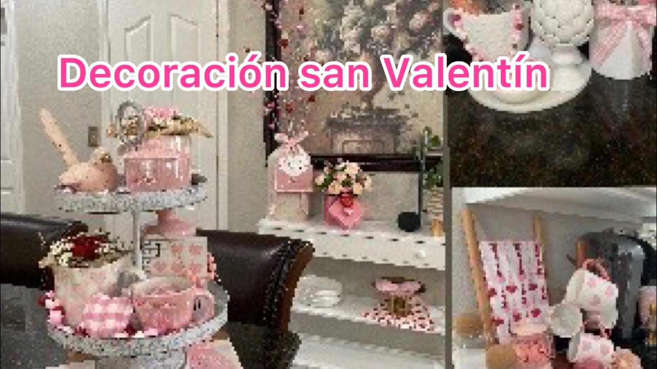 Decoración de san Valentín de mi cosina .Decoración Entretenimiento