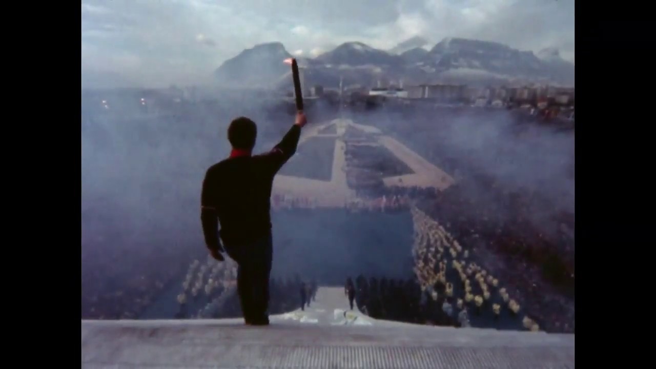 Grenoble 1968 Opening Ceremony of the Olympic Wintergames
