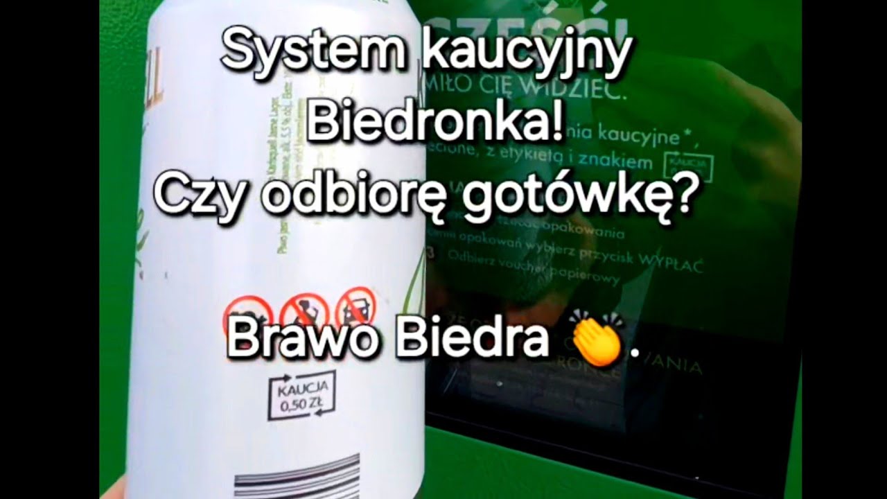 System kaucyjny w Biedronce. #Biedronka 