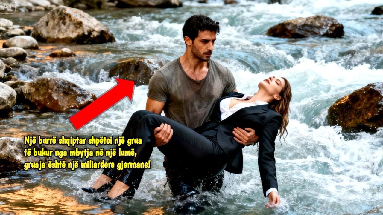 Një burrë shqiptar shpëtoi një grua të bukur nga mbytja në një lumë, gruaja është një miliardere 