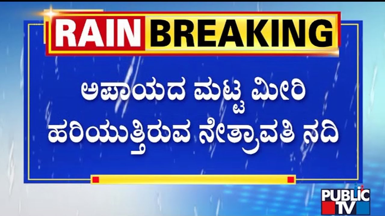 Netravati River Flowing Above Danger Level; Public TV Ground Report | Public TV
