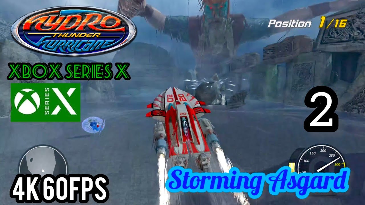 Hydro Thunder: Hurricane - Gameplay Part 2 [Storming Asgard (Novice)] Walkthrough