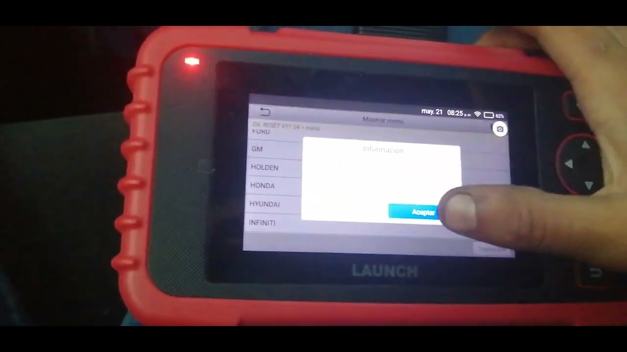 Calibración cuerpo de aceleración con launch 129X honda