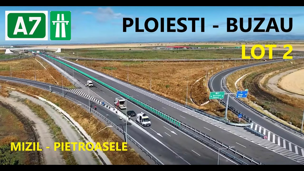 Finally! A7 Highway - Lot 2 Mizil to Pietroasele - Opens after delays! Includes drive to Casoca 🇷🇴