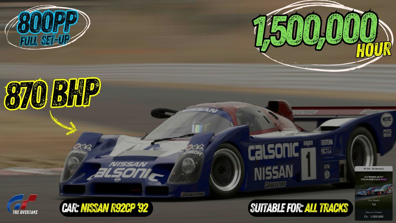 🏆The ULTIMATE MONEY MACHINE!🔥  | Nissan R92CP '92 | GT7 800PP