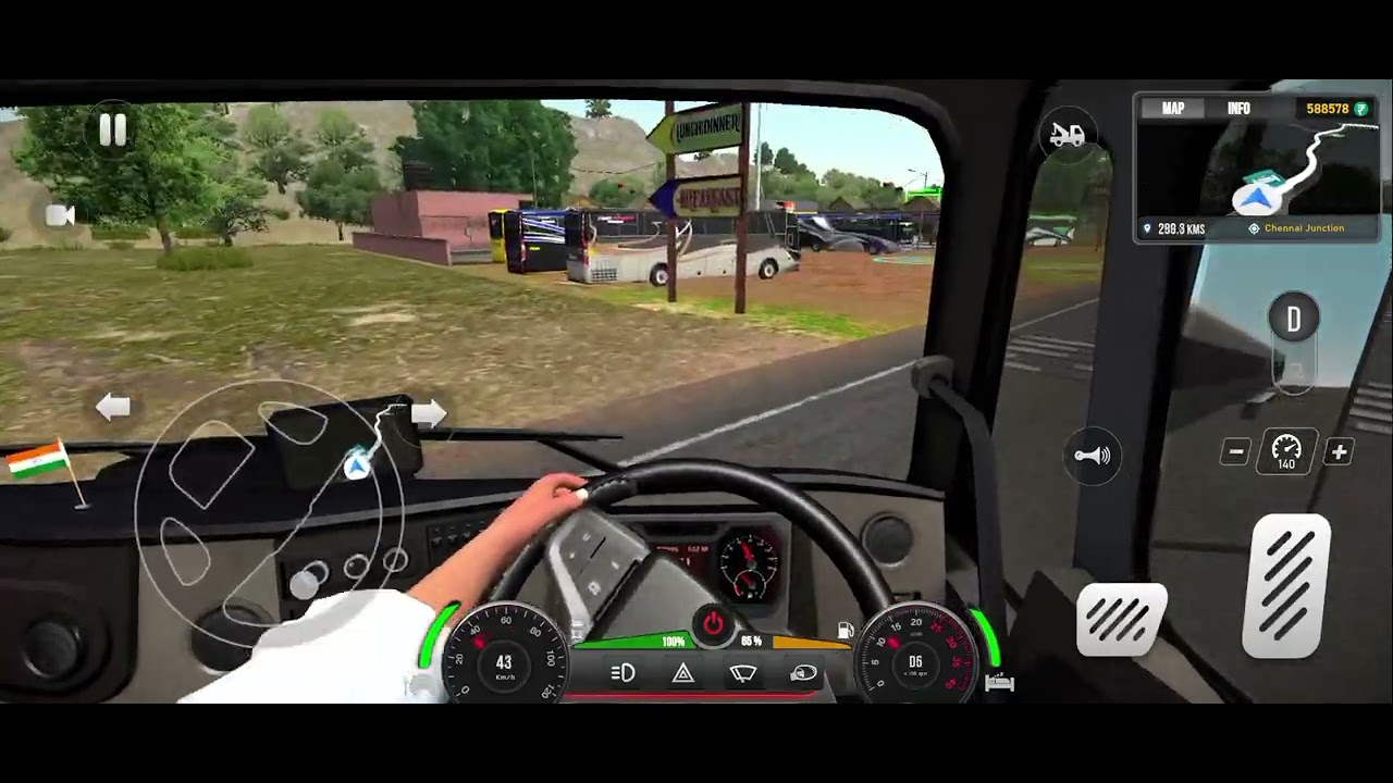 3d truck driver game viral video 