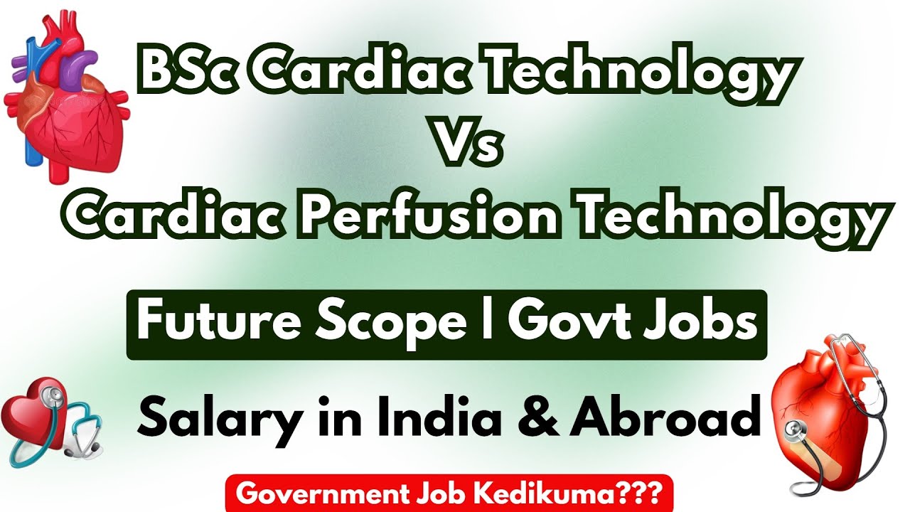 🔴BSc Cardiac Technology Course Details Tamil| Cardiac Perfusion Technology| Best Paramedical Course