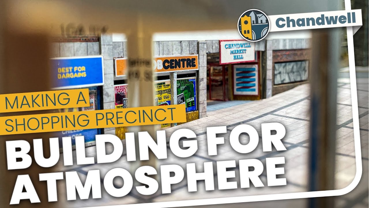Building for atmosphere! Scratch building a 1990s scene in a decrepit modernist precinct
