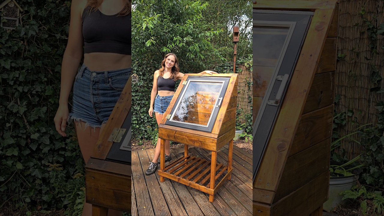 Turning scrap wood into a Cold Frame 🌱♻️