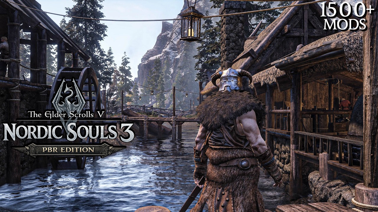 Это уже не Скайрим&hellip; (Nordic Souls 3 PBR | Более 1500 модов)