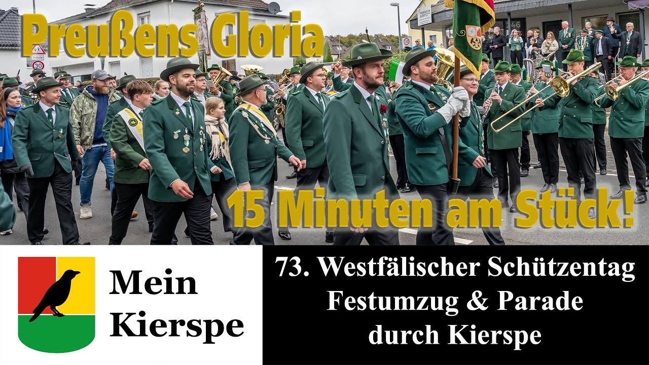 Preußens Gloria XXL beim 73. Westfälischen Schützentag in Kierspe