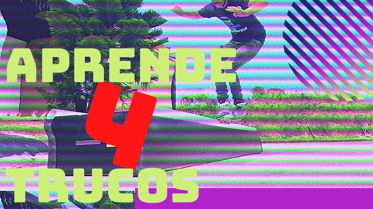 Aprendemos 4 Trucos nuevos // Patinaje Agresivo