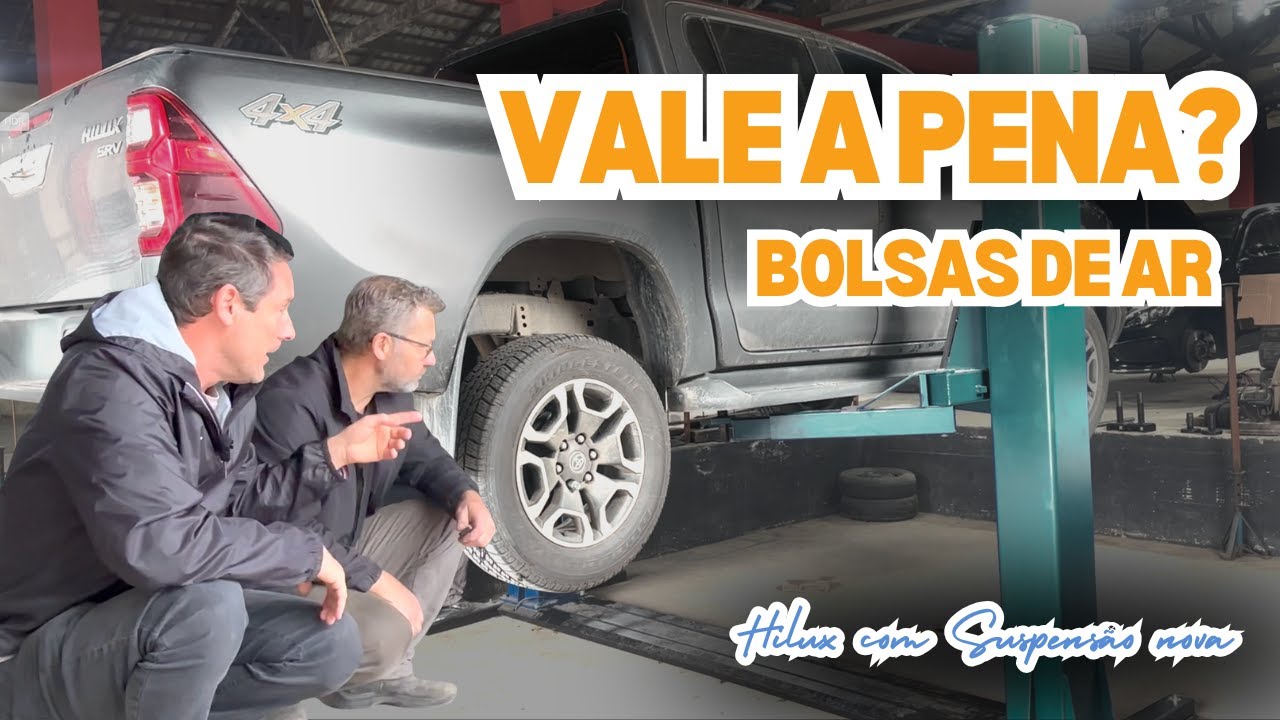 Suspensão com BOLSAS DE AR, preparação para receber CAMPER DUARON.