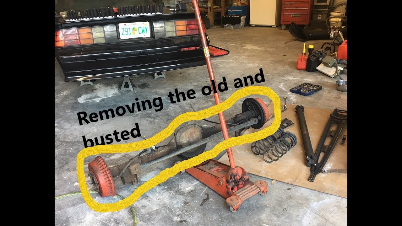3rd Gen Camaro Rear end swap part 1 - removal