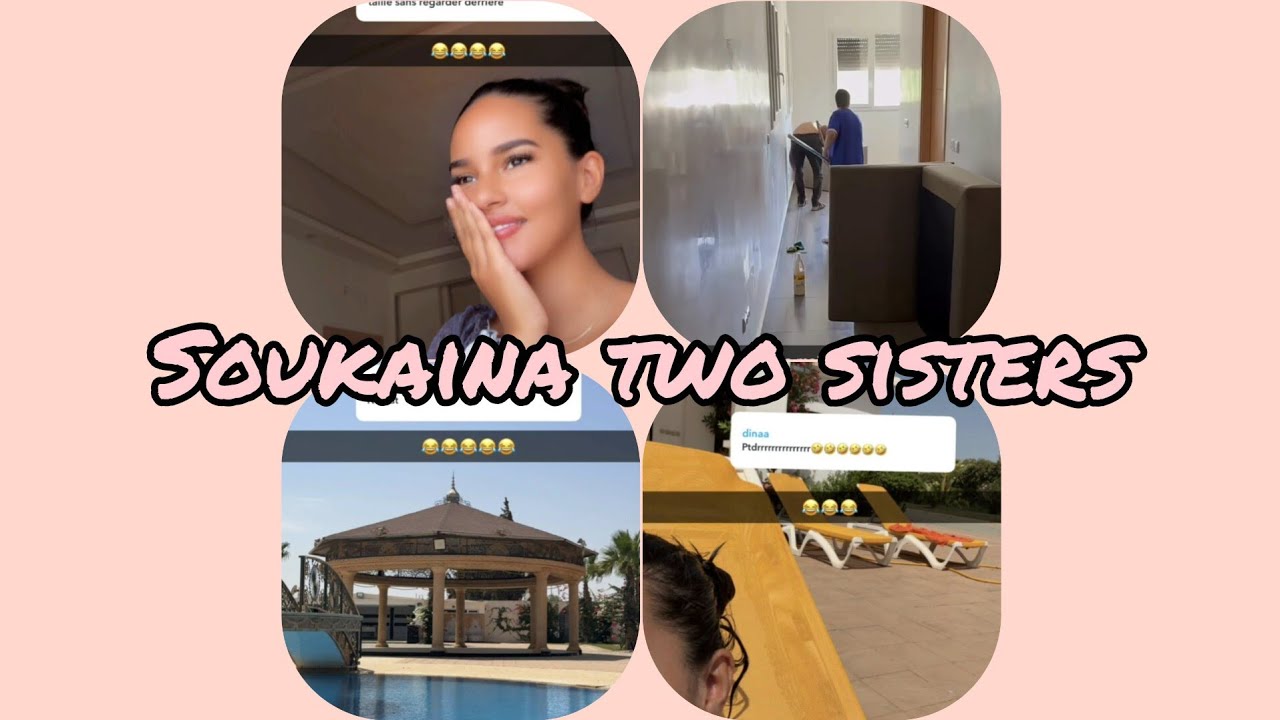 Soukaina two sisters LA PEUR DE SA VIE ....😱😱😱