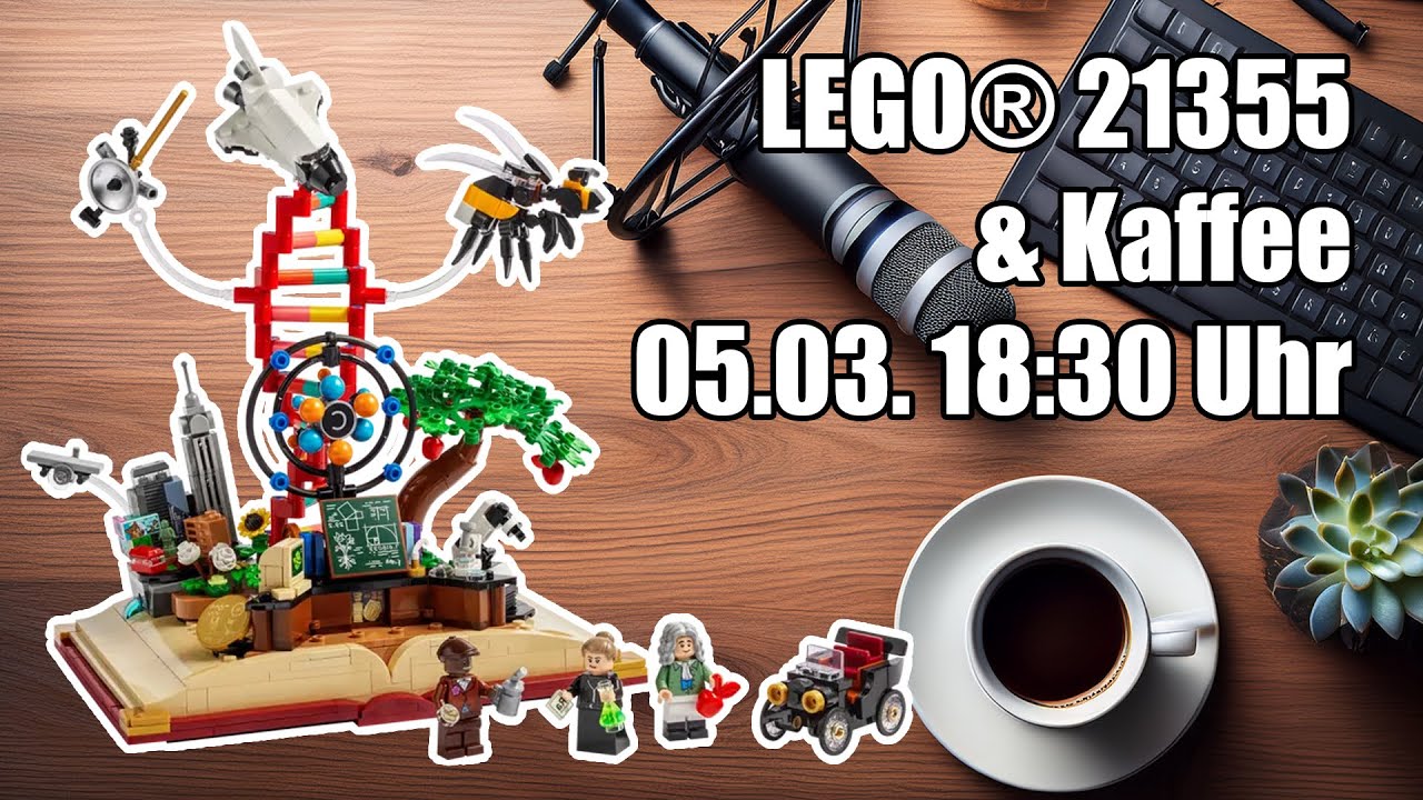 Neuerscheinung live aufbauen! LEGO® 21355 - Die Entstehung von MINT