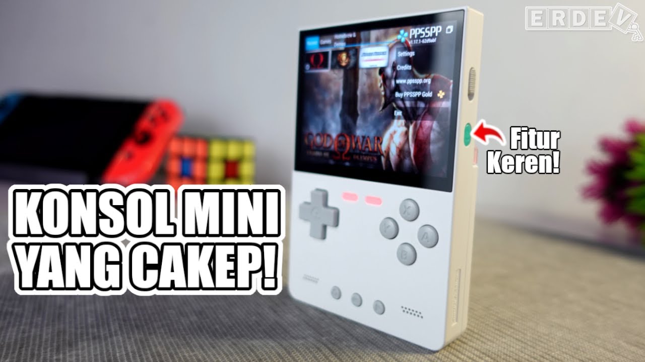 KONSOL GAME MINI YANG CAKEP & BANYAK FITUR KEREN BUAT GAMING! - Trimui Brick Handheld CrossMixOS