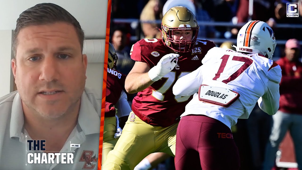 Boston College O-Line Coach Matt Applebaum on Ozzy Trapilo | The Charter