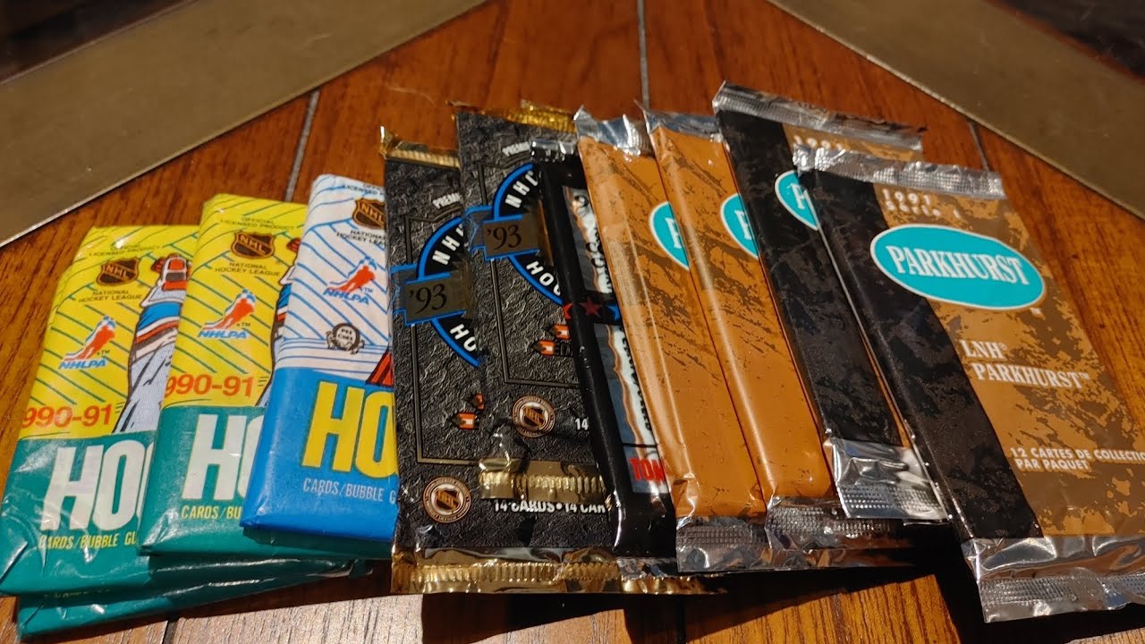 Opening 120 Vintage Hockey Cards Unopened Packs