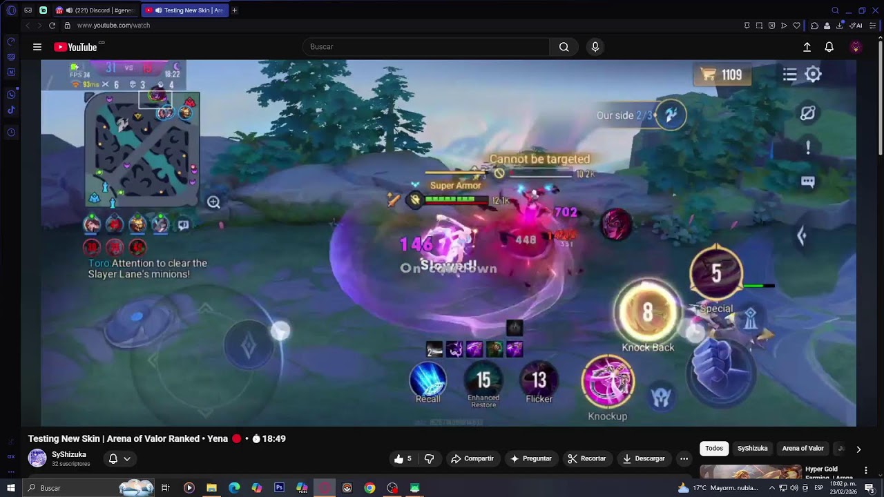 Modo revivicion de Arena of Valor #ArenaofValor #ReviviendoAoV