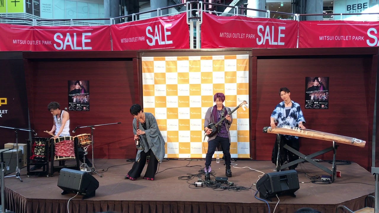 2018年5月5日 桜menミニライブ 三井アウトレットパーク