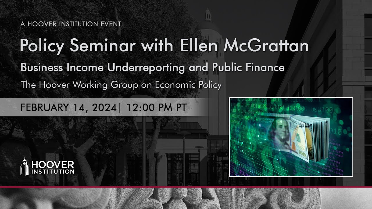 Business Income Underreporting and Public Finance | Hoover Institution