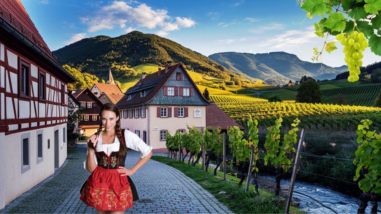 ГЕРМАНИЯ! ТРАДИЦИОННАЯ ЖИЗНЬ В ВИННОЙ ДЕРЕВНЕ 🍷.УДИВИТЕЛЬНЫЕ МЕСТА