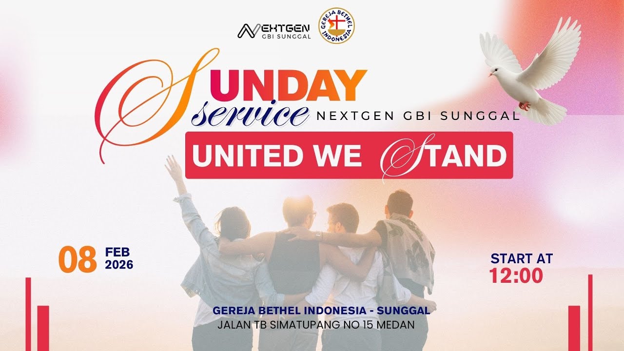 Ibadah Nextgen GBI Sunggal || Minggu, 08 Februari 2026 || Pkl. 12.00 WIB