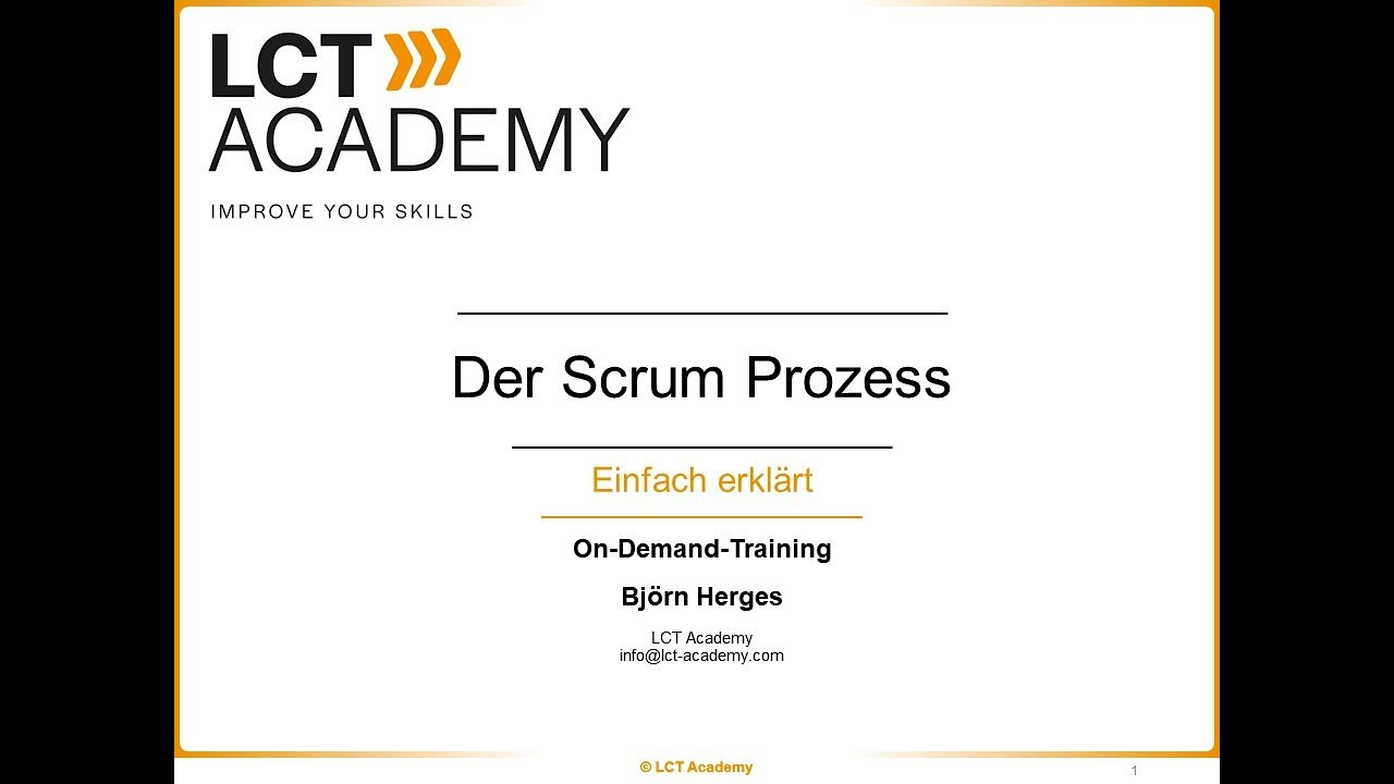 Scrum Tutorial in Deutsch - Der Scrum Prozess einfach erkl&auml;rt