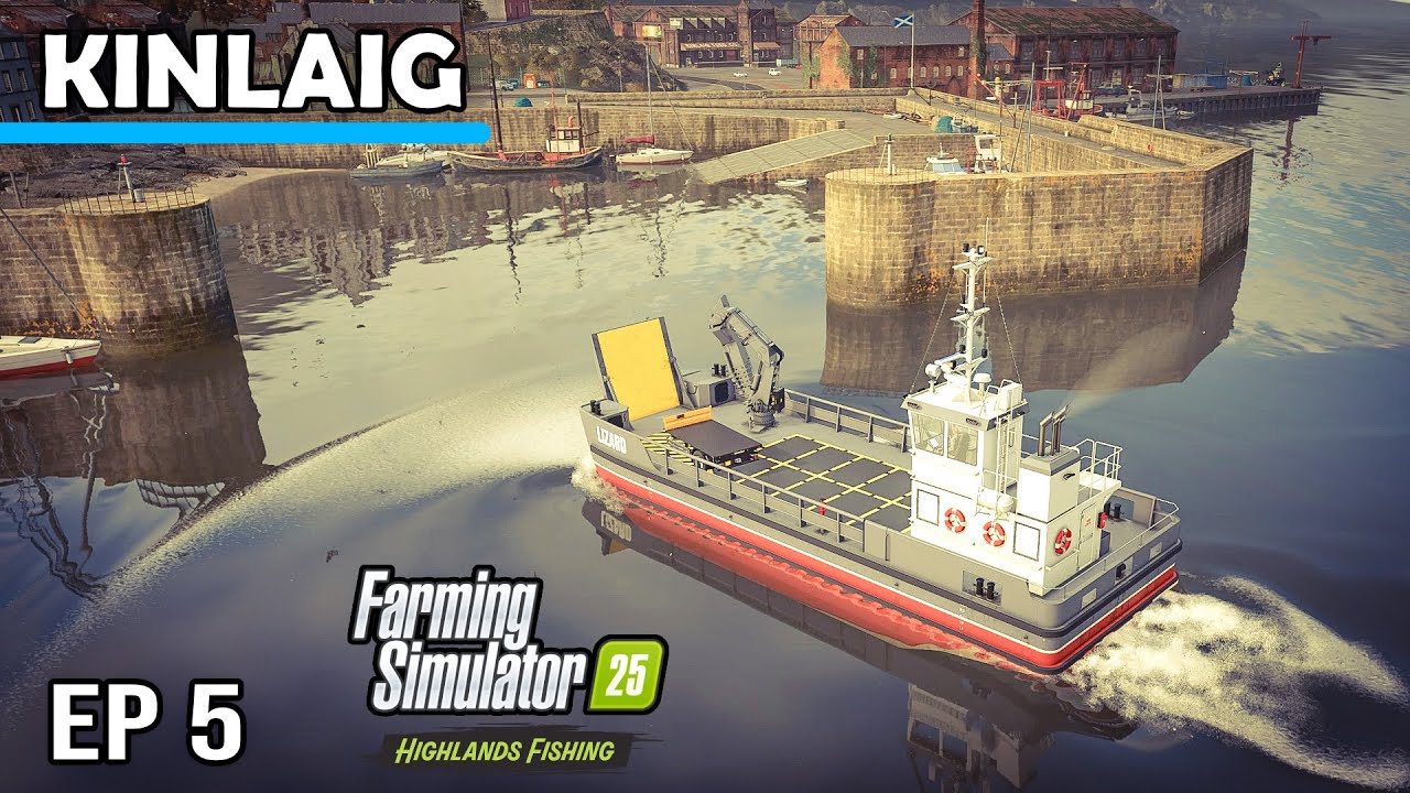 ПРИБЫВАЕМ В ПОРТ. НО ЕСТЬ ПРОБЛЕМА — Highlands Fishing | Farming Simulator 25 — Эпизод 5