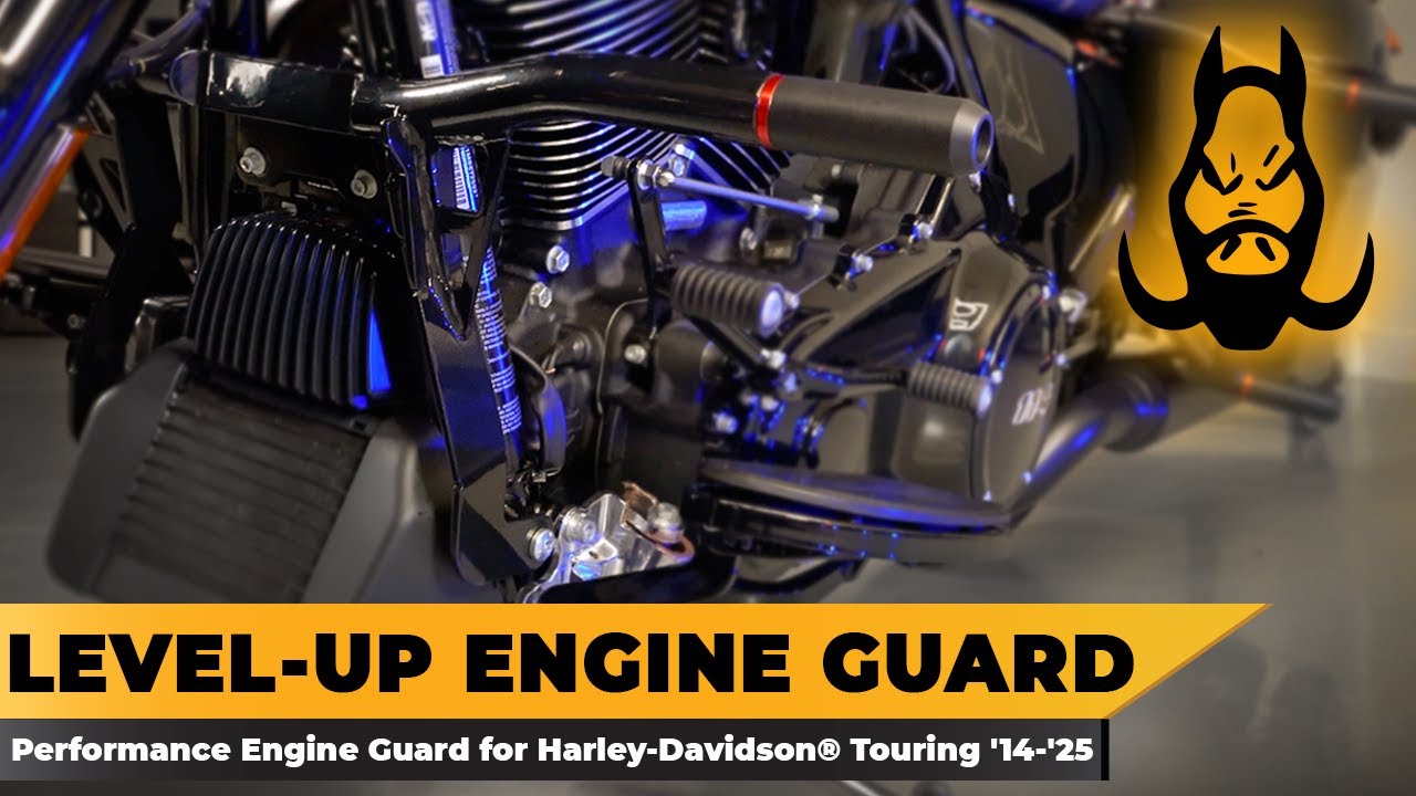 HOGWORKZ&reg; Level-Up&trade; Performance Engine Guard for Harley-Davidson&reg; Touring '14+